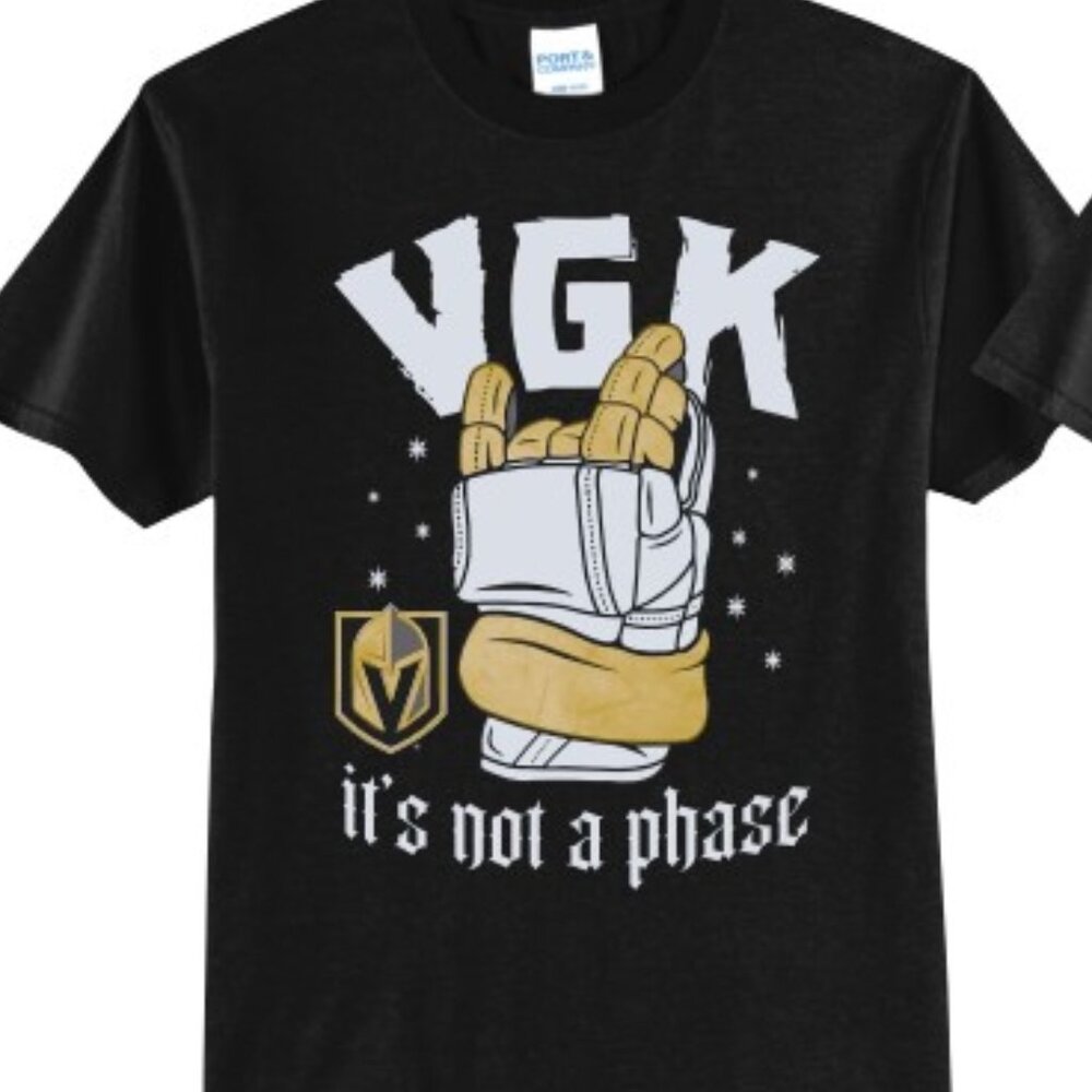 Vegas Golden Knights (VGK) It's Not A Phase - When We Are Home (Emo) T-Shirts